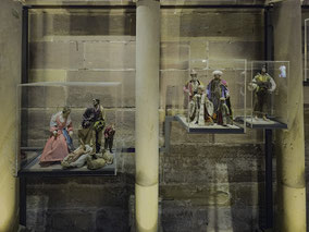 Bild: Krippenfiguren in der Cathédrale Notre-Dame de Strasbourg