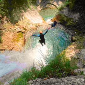 canyoning Moules Marinières Trièves parcours ludique près de Grenoble