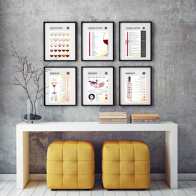 wijn poster collectie mix en match
