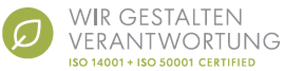 ISO14001 + ISO50001 CERTIFIED