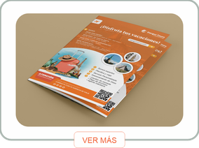 Folleto publicitario impreso con diseño gráfico personalizado para promoción de productos y servicios en Lima