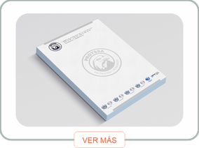 Hoja membretada impresa con diseño institucional y logotipo para comunicaciones empresariales en Lima