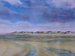 Amrum Nasser Strand (30 x 40 cm)