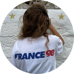 Galerie créations oeuvres © Jennifer Mahdjoub, Artiste peintre graffeuse frequiste © Footballartandco Jennifer Mahdjoub, Artiste peintre graffeuse frequiste