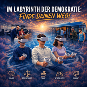 VR-Projekt Im Labyrinth der Demokratie: Finde Deinen Weg!