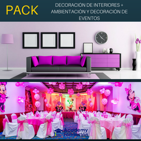 cursos de decoracion de interiores y ambientación y decoracion de eventos