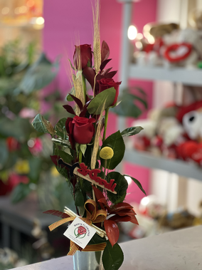 Base metalica 3 rosas con pick 32€