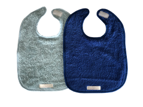 Lätzchen Doppelpack, handgemachte Babylätzchen, Klettlätzchen in verschiedenen Farben