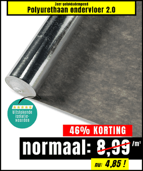 Polyurethaan ondervloer 2.0