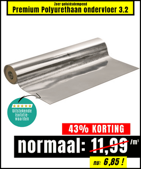 Premium Polyurethaan ondervloer 3.2