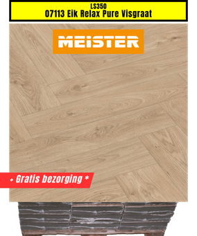 Meister LS350 | 07113 Eik Relax Pure Visgraat laminaat