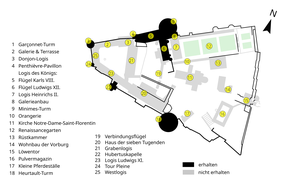 Bild: Lageplan Château d´Amboise
