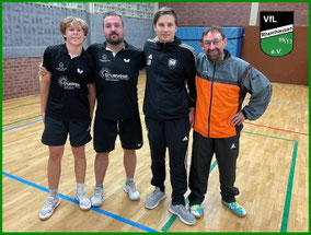 Von links: Ruben, Dominic, Torben und Dirk