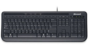 Microsoft Wired Keyboard 600 disponible ici.
