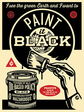 Shepard Fairey Paint it Black