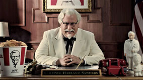 Colonel Sanders - KFC (Kentucky Fried Chicken).