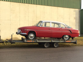 Tatra 603 Oldtimer Entfernung Unterbodenschutz