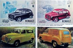 4 modèles de la gamme Renault Colorale