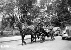 Fiacre au bois de Boulogne