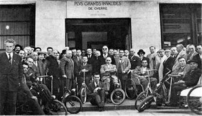 Rassemblement de grands invalides de guerre