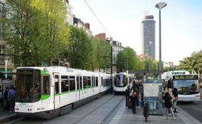 Tramway de Nantes en "site propre"