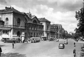 Gare Montparnasse dans les années 50