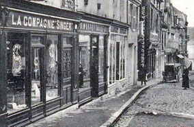 Singer à L'Aigle (Orne) dans les années 1900