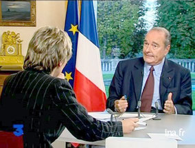 Jacques Chirac interrogé par Elise Lucet