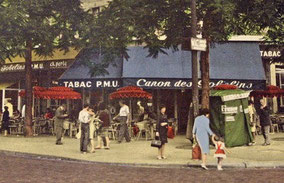 Le kiosque du Canon des Gobelins vers 1955