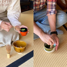 美味しいお茶を点てましょう