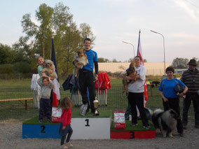 Podium catégorie B