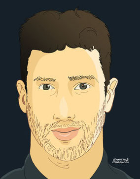 Daniel Ricciardo by Muneta & Cerracín