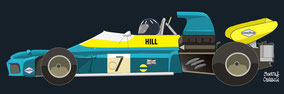 Graham Hill by Muneta & Cerracín