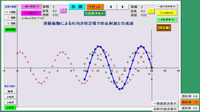 Excel版物理シミュレーション　Waveマシン 2003(24)