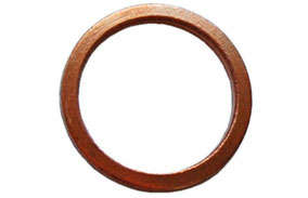 51-3506013 Kupferdichtring GAZ 21 Wolga. Copper crush washer GAS M21 Volga. Прокладка (медная шайба ГАЗ М21 Волга.