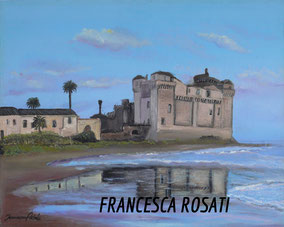 CASTELLO DI SANTA SEVERA, OLIO SU TELA, 40X50 CM, ANNO 2012