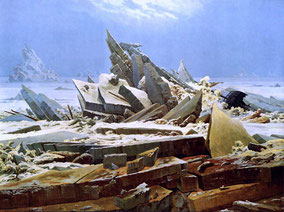  Caspar David Friedrich, Il mare di ghiaccio