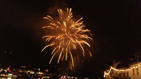 Feuerwerk über dem Rhein