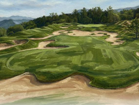 伊豆ハイツゴルフクラブ 3番 PAR4 (名物ホール)