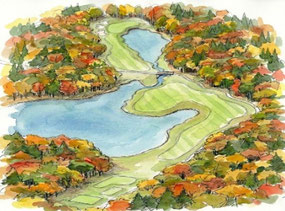 ホウライカントリー倶楽部 10番 PAR5