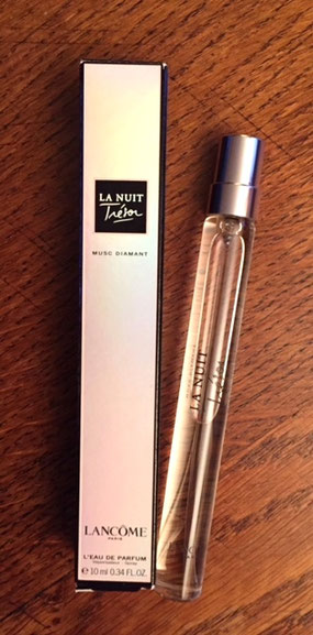 2019 - LA NUIT TRESOR L'EAU DE PARFUM MUSC DIAMANT  : VAPORISATEUR DE SAC 10 ML