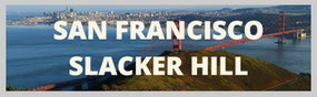 San Francisco Slacker Hill, Slacker Hill Trail, San Francisco Marin County, San Francisco Skyline