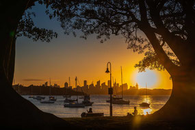 die besten Sonnenuntergänge in Sydney, Sydney, Watsons Bay, Robertson Park, Sunset, Sydney Harbour, Skyline