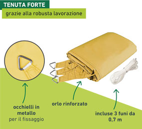 vela #impermeabile #tenda #triangolare #grigia
