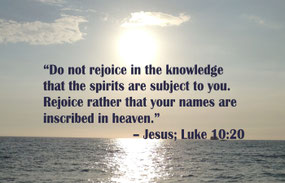 Names Inscribed in Heaven - Jesus; Luke 10:20