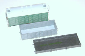 Wagons Ocem 19/29 Plats/Tombereaux/Couverts