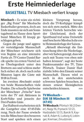 Bericht im Miesbacher Merkur am 25. November 2025 - Zum Vergrößern klicken
