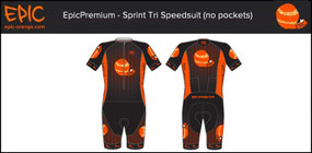 Endurance Tri Speedsuits with Sleeves - No Pockets