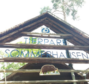 Eingang Tierpark Sommerhausen