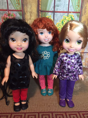 Disney Princesses, Snow White, Merida, Rapunzel